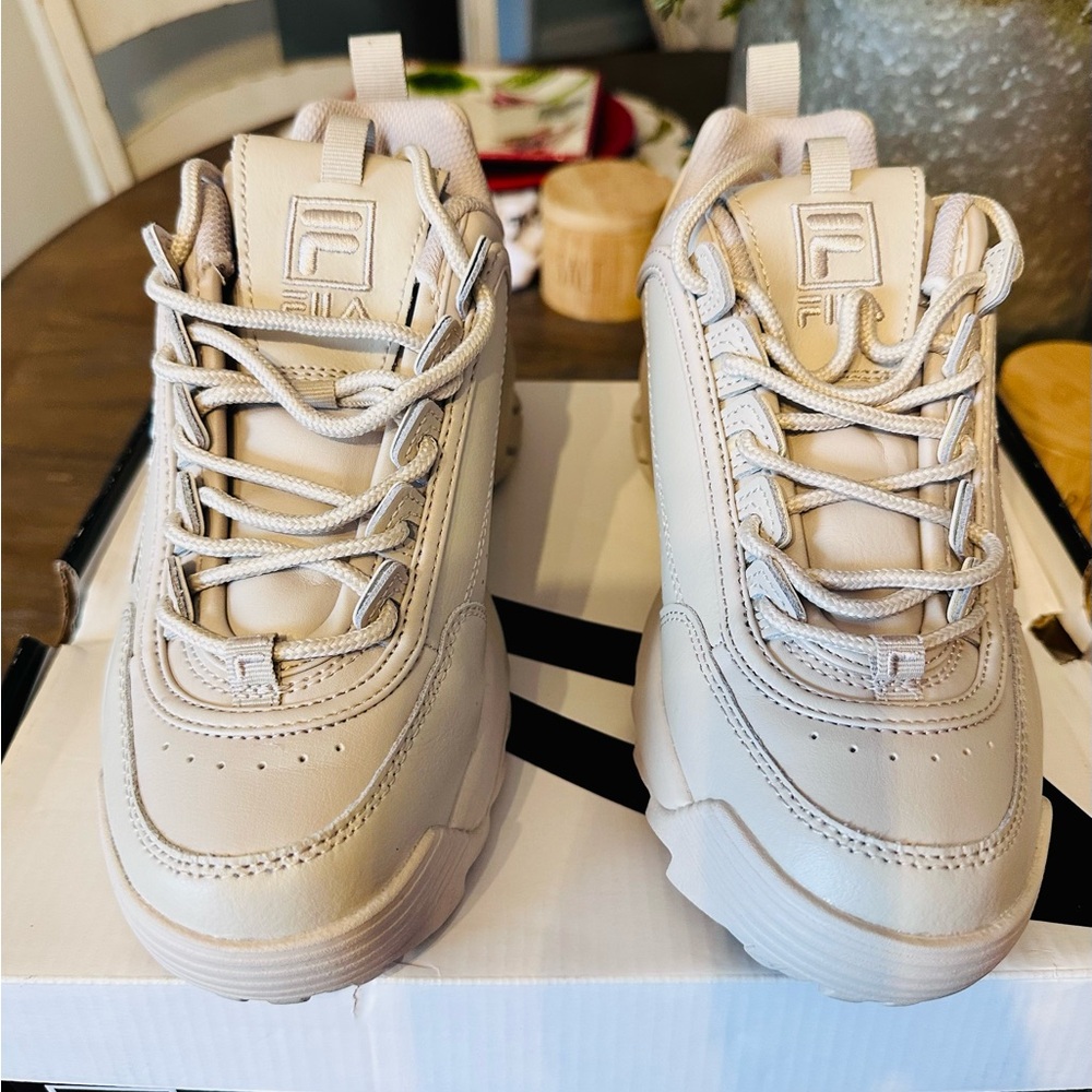 Fila Disruptor II Premium very light beige Sneakers